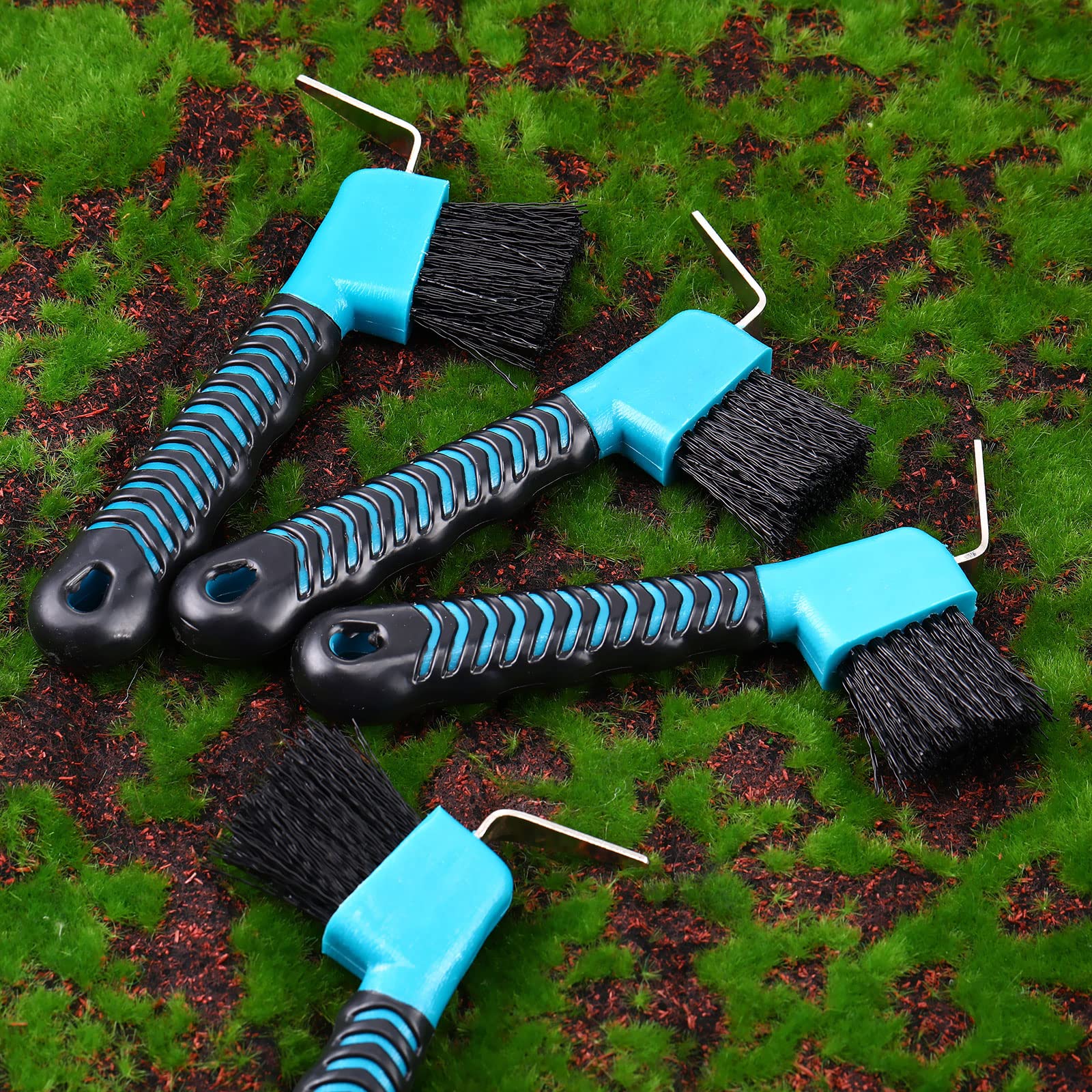 Skylety hoof pick brush for cleaning mud from hooves and footwear after ride