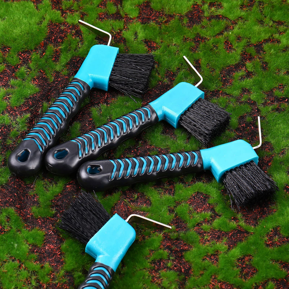 Skylety hoof pick brush for cleaning mud from hooves and footwear after ride