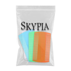 SKYPIA dual toothed flea comb green for detangling and skin checks