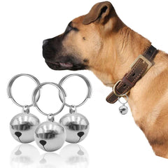 SKYPIA stainless steel dog bells for collars provide durable wear.