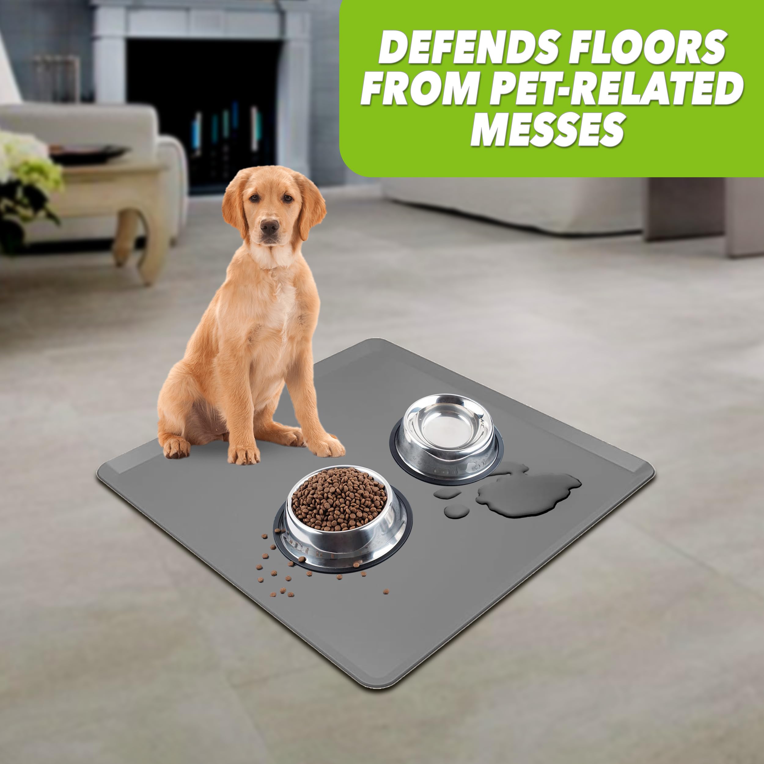 Skywin TidyFriend mat shown being dishwasher cleaned for easy hygiene.