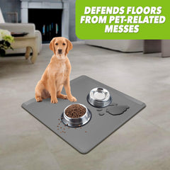 Skywin TidyFriend mat shown being dishwasher cleaned for easy hygiene.