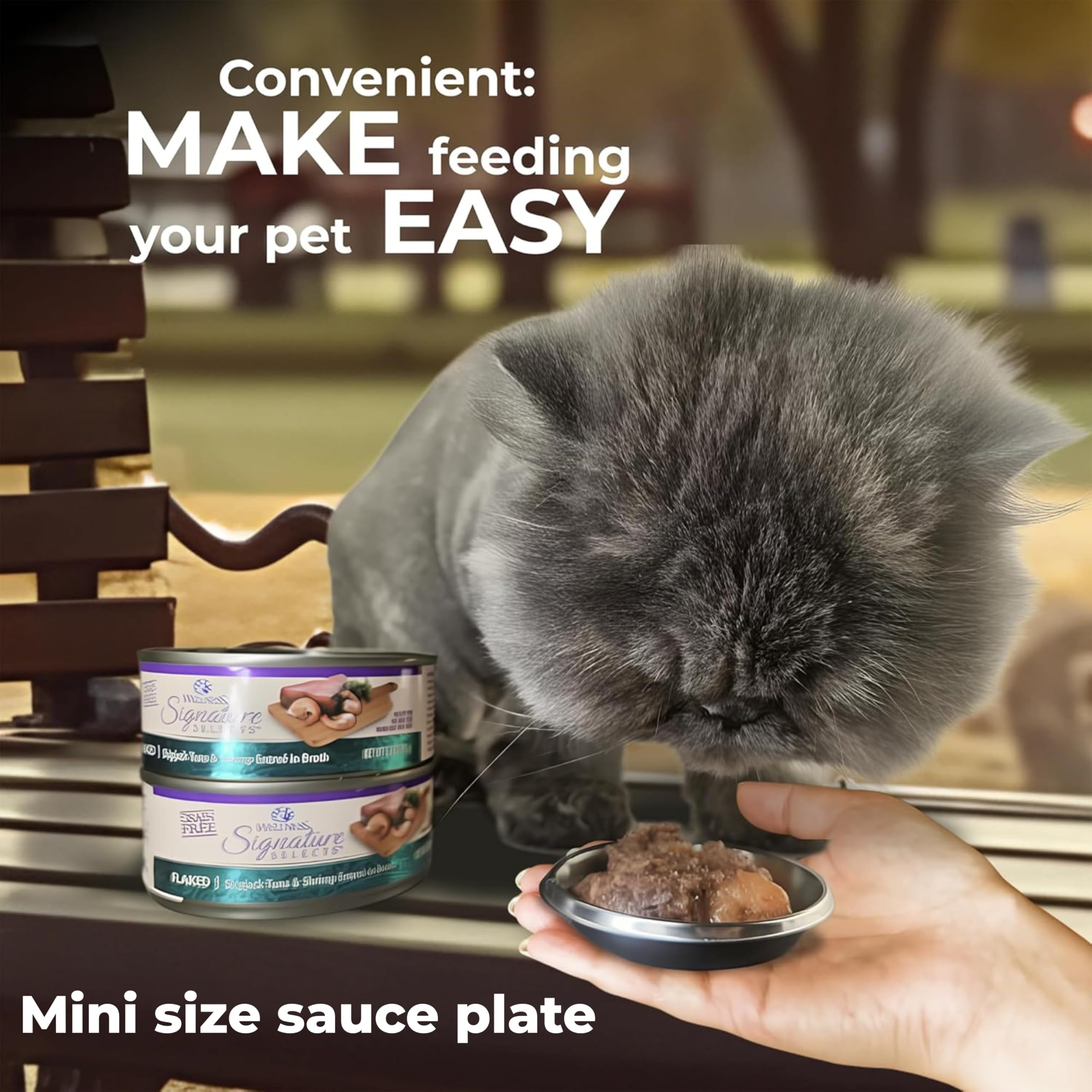 Skywin disposable cat bowls durable plastic designed to hold food without leaks