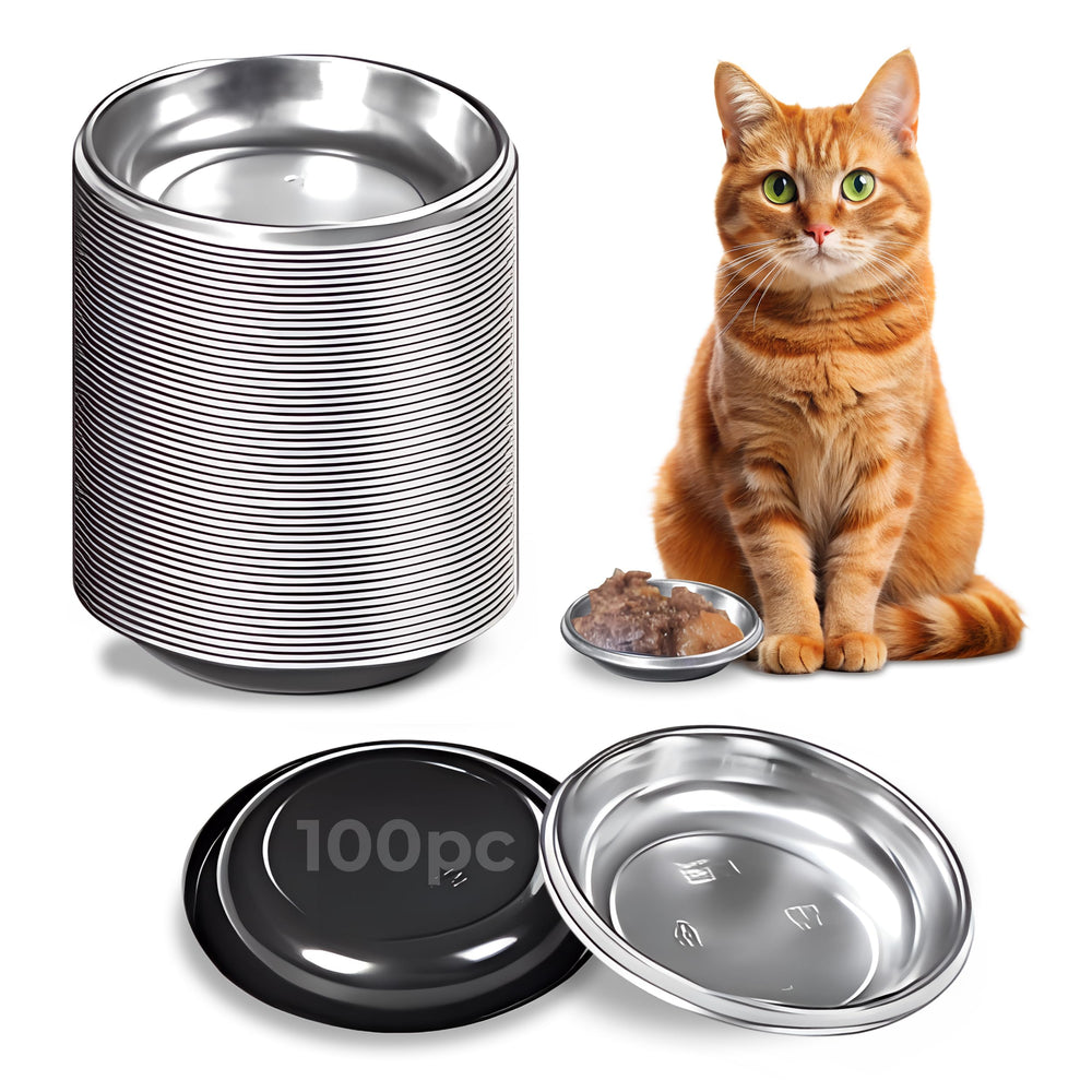 Skywin mini pet bowl grey pack 100pcs for mess-free feeding on the go