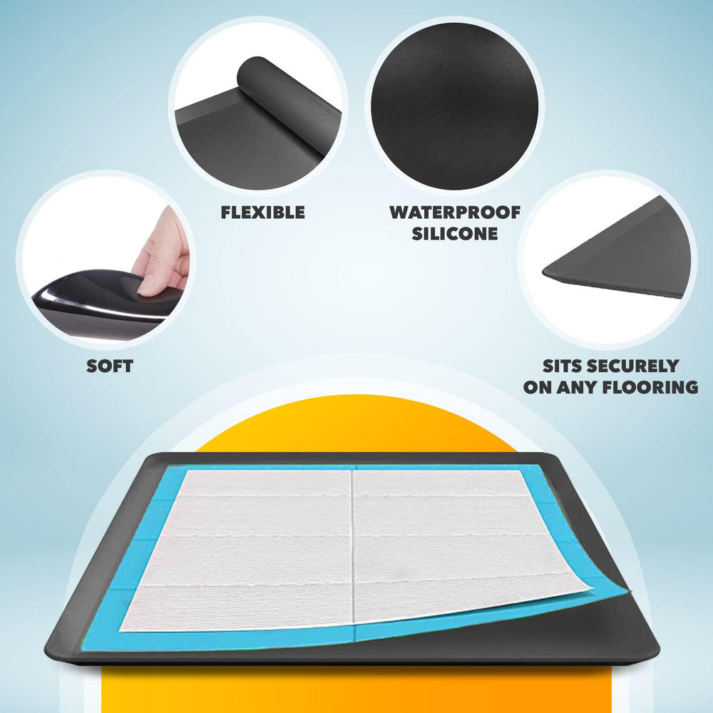 Skywin TidyFriend leak containment design helps keep floors sanitary.