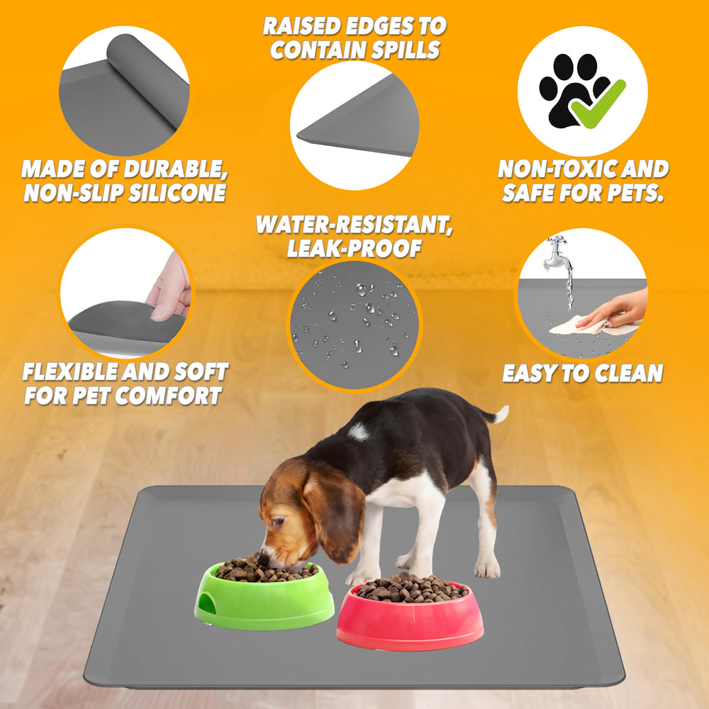 Skywin TidyFriend waterproof mat protects floors from spills.