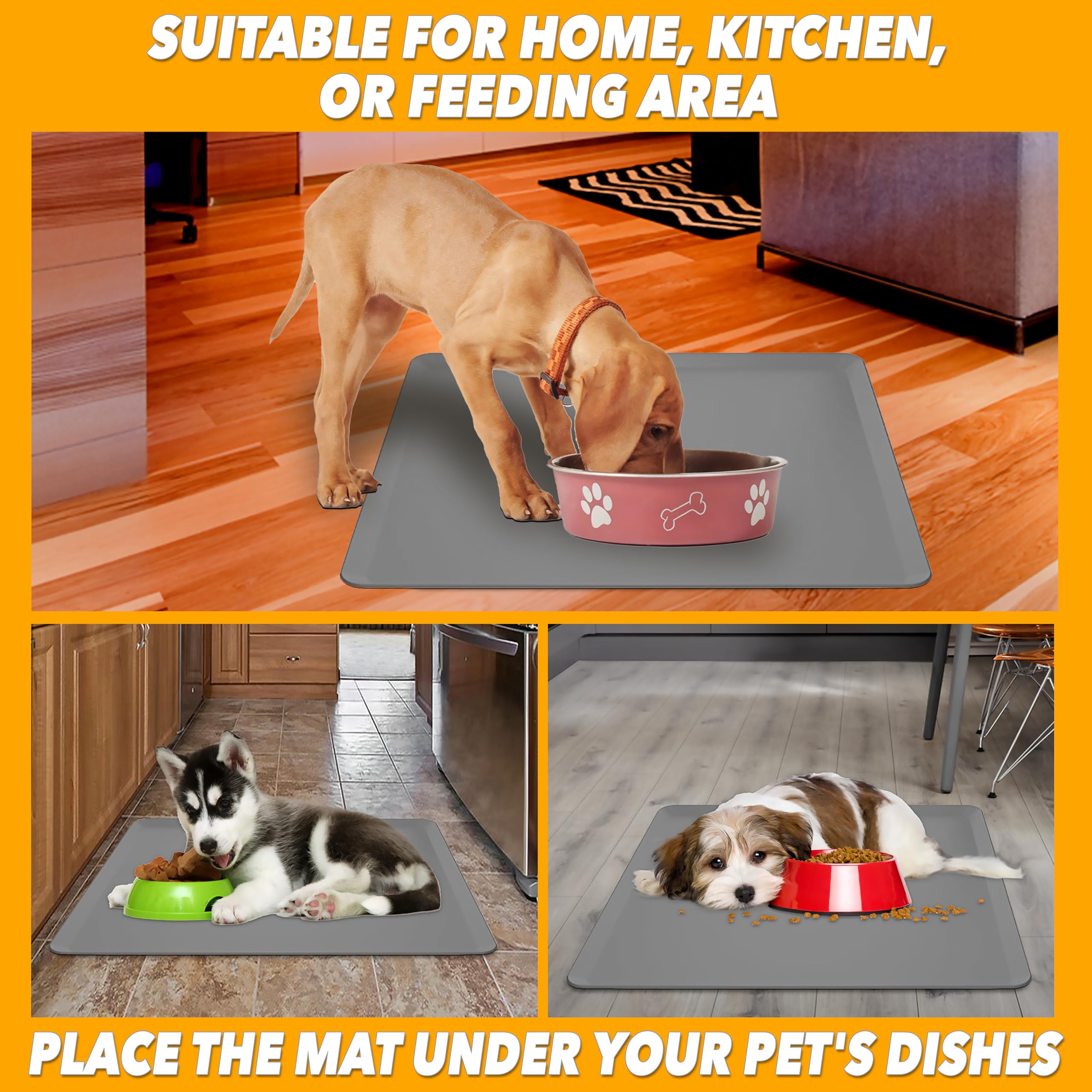 Skywin TidyFriend spill-proof lip prevents leaks during feeding.