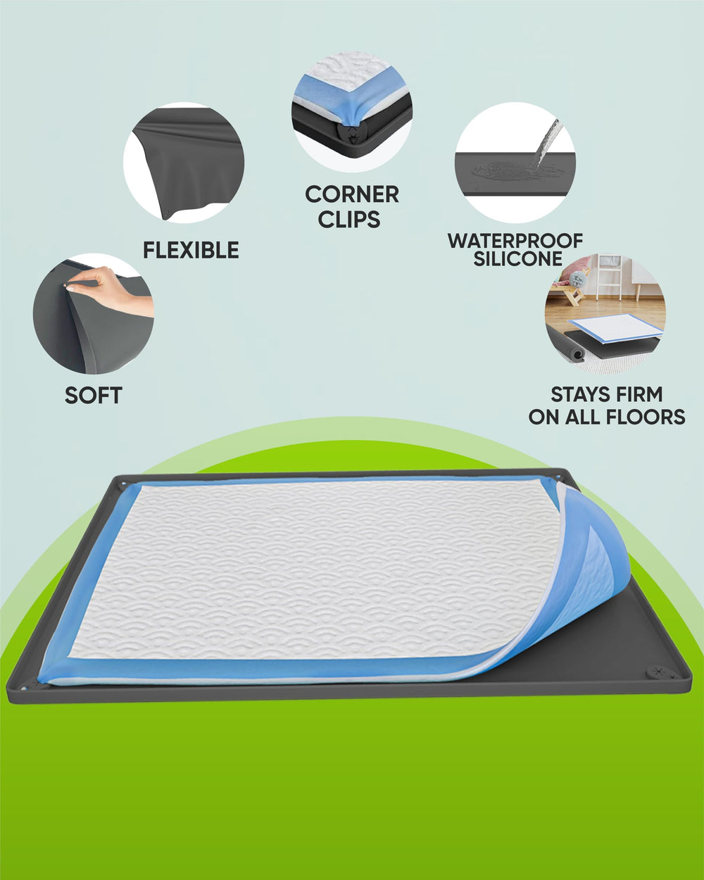 Skywin TidyFriend non-spill design helps maintain a clean space.