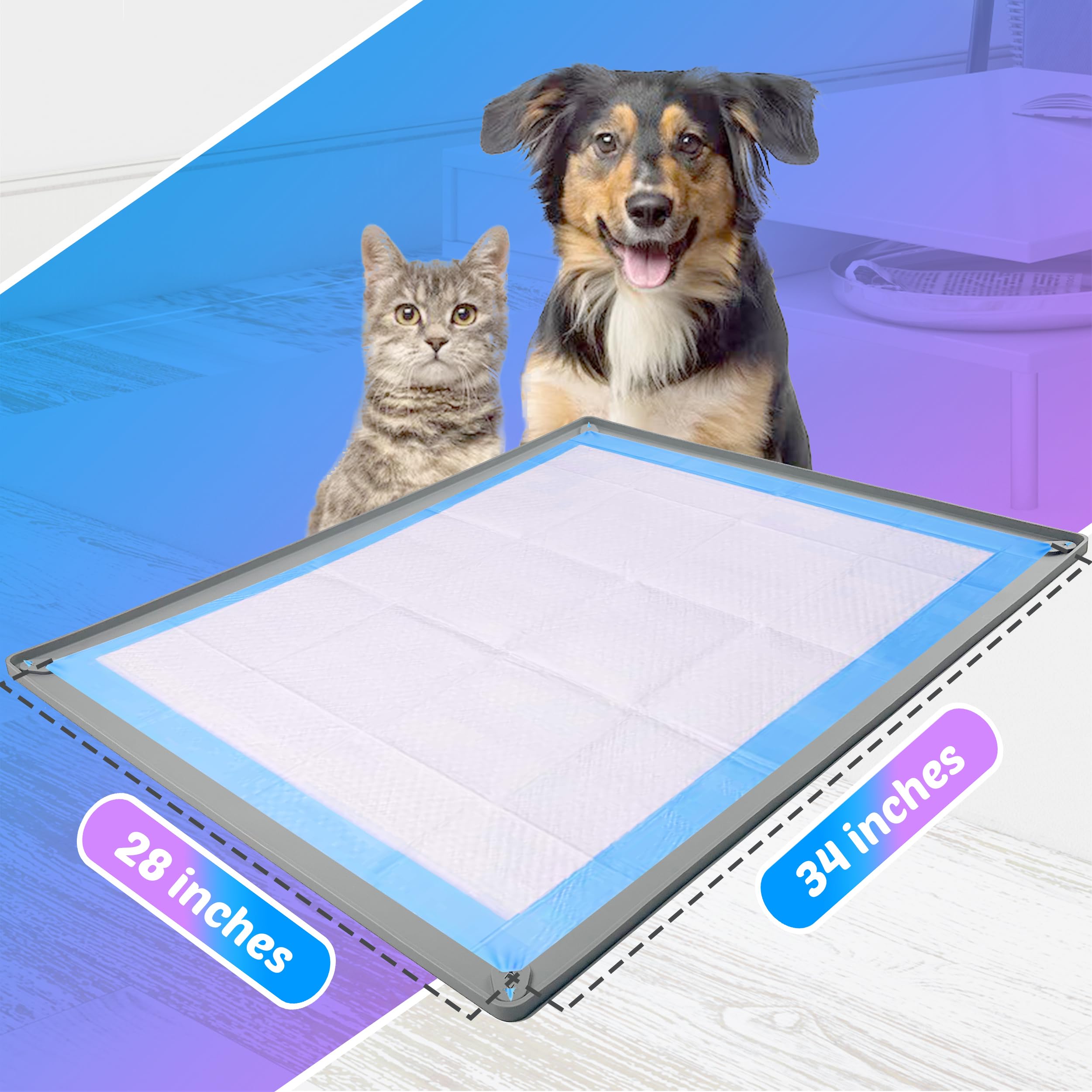 Skywin TidyFriend pad holder corner clips keep pads in place, preventing sliding.