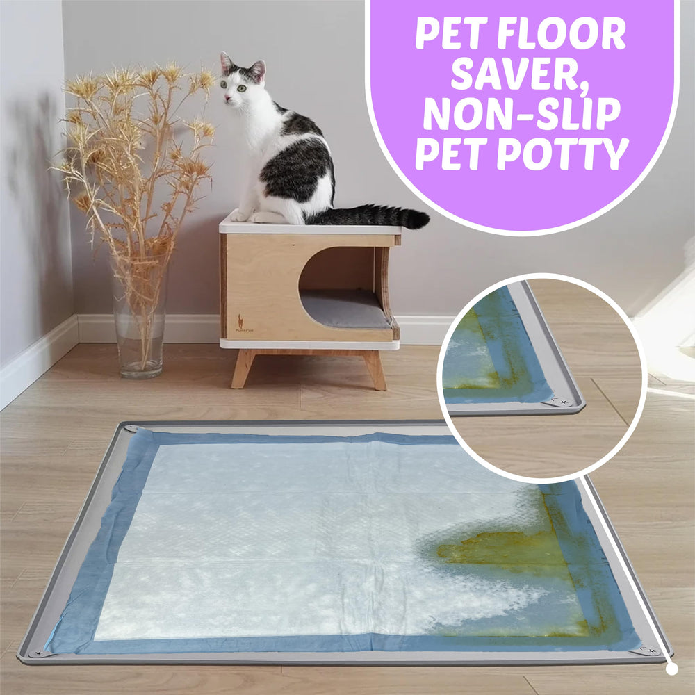 Skywin TidyFriend indoor protection for floors during pet routines.