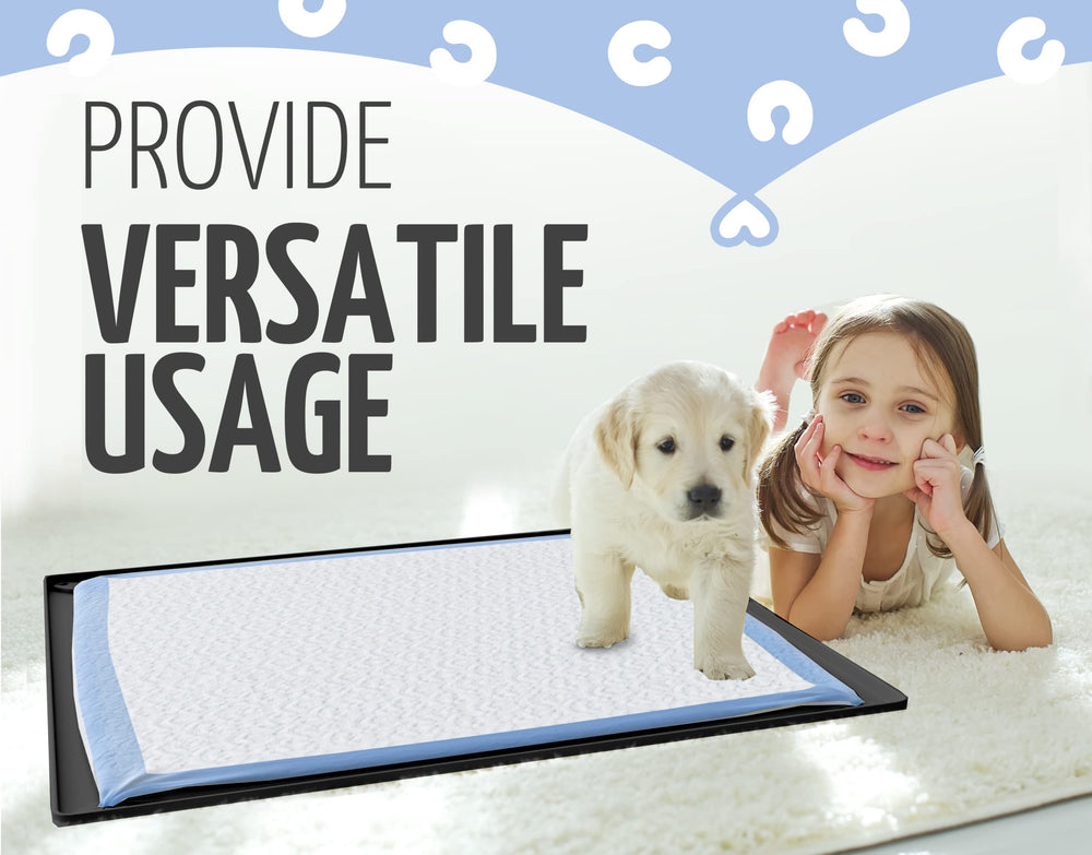 Skywin TidyFriend pee pad tray silicone material is easy to clean and quick to dry.