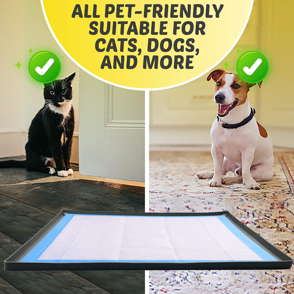 Skywin TidyFriend portable roll-up tray travels easily with pets