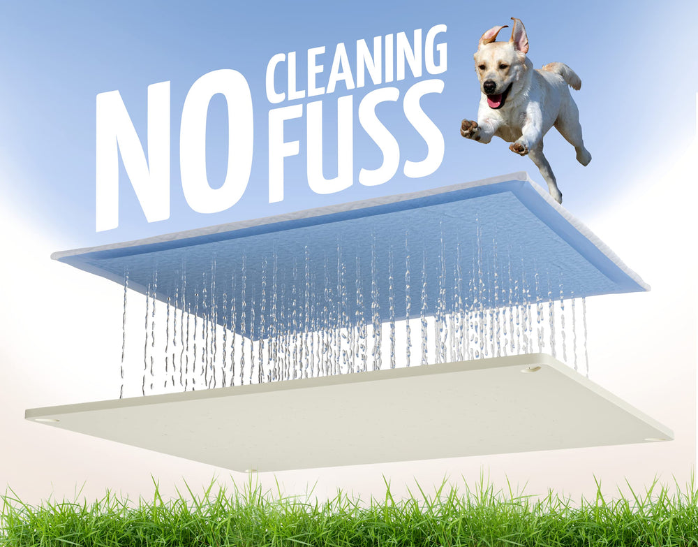 Skywin TidyFriend slip-free hygienic design helps keep pads in place during active pets.