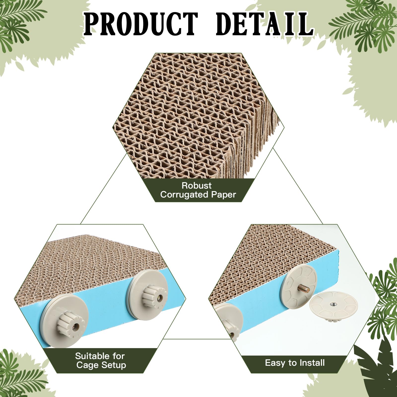 Skyygemm bird playground perches relax and exercise birds with versatile resting spots.