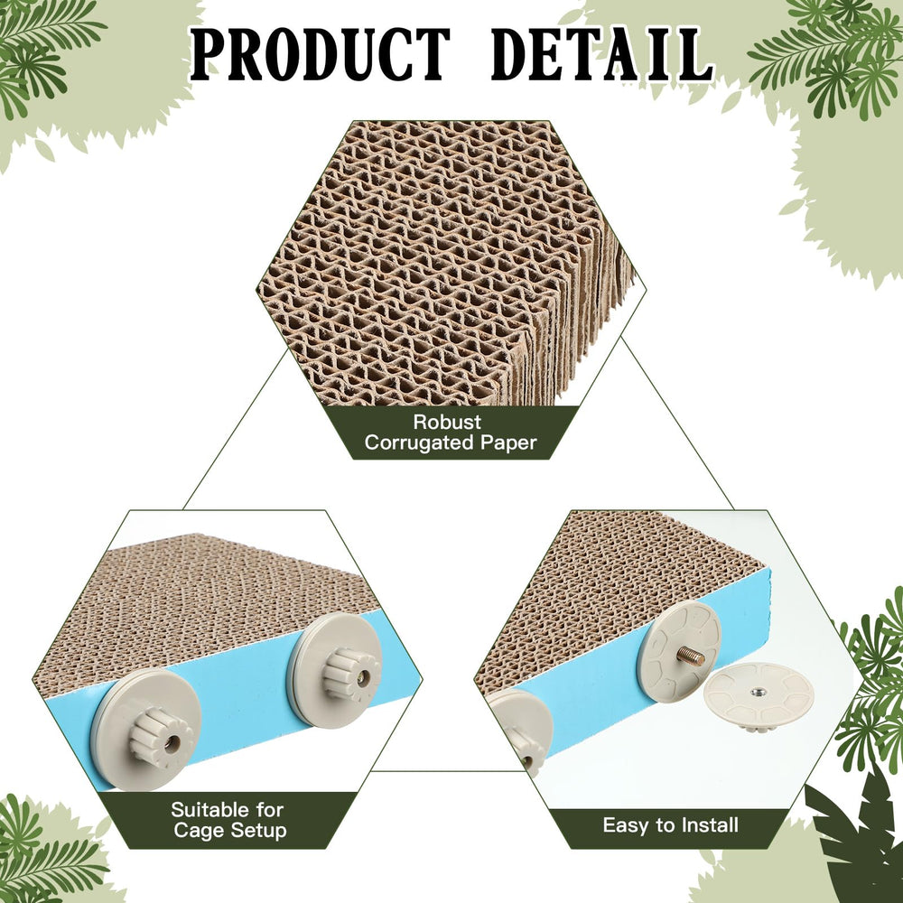 Skyygemm bird playground perches relax and exercise birds with versatile resting spots.