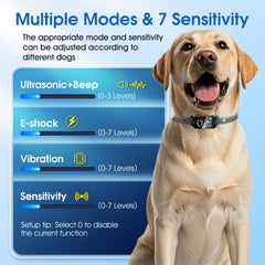 SLAYKAM ultrasonic bark collar waterproof shell supports reliable year-round use.