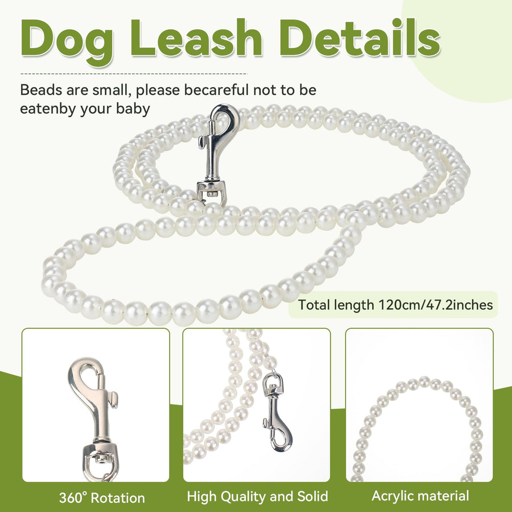 slcinwzdt-pearl-leash-closeup demonstrates smooth, comfortable wear during celebrations