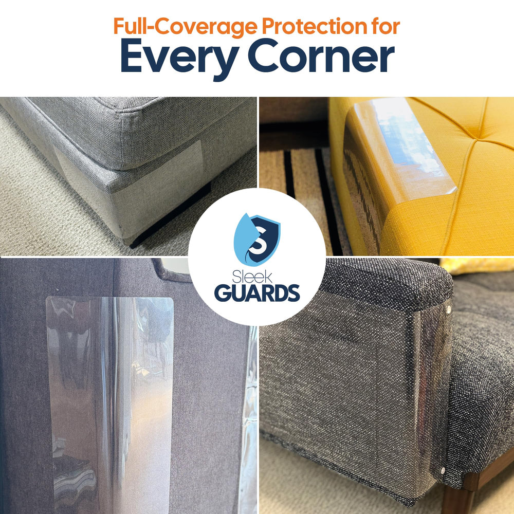 Sleek Guards jumbo sheets deliver wide coverage on large furniture surfaces.
