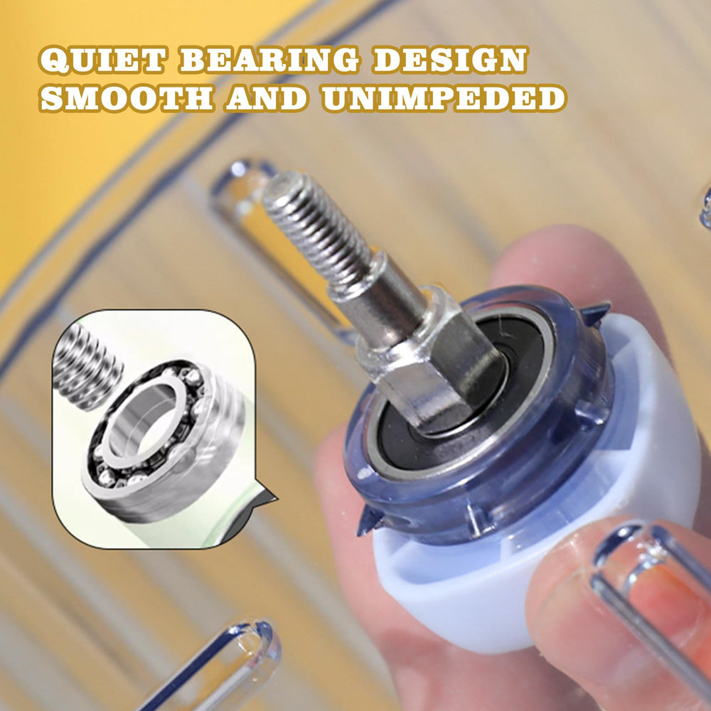Slepceub durable steel bearings ensure smooth rotation during active play.