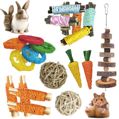 Slicon apple wood molar string for natural chewing and dental wear.