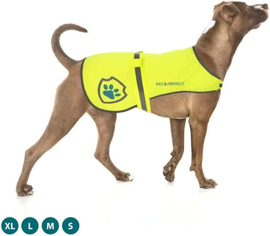 Slip Doctors Reflective Dog Vest packaging image shows compact, travel-ready safety gear.