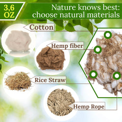 slivche nesting material multi-component mix in container for natural nesting and camouflage