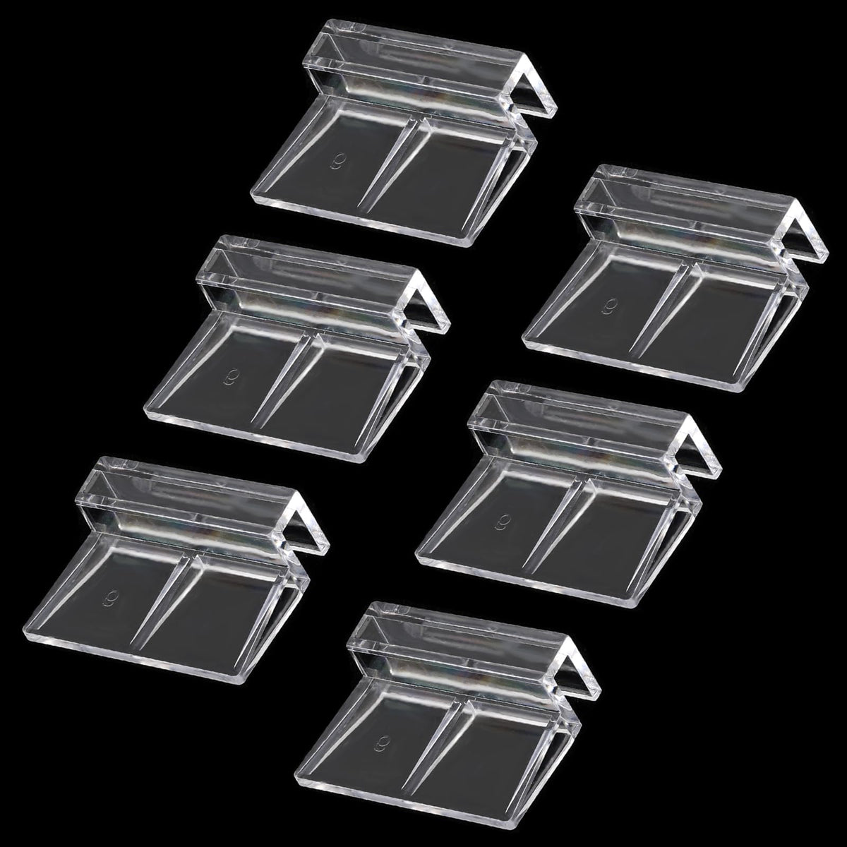 Sliverdew aquarium lid clip closeup shows secure 5–6mm glass lids.