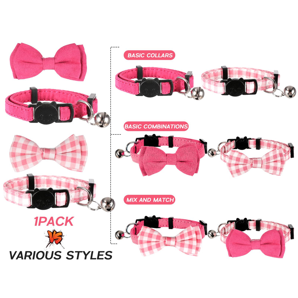 Sliverdew plaid collar pattern on small cat for casual style