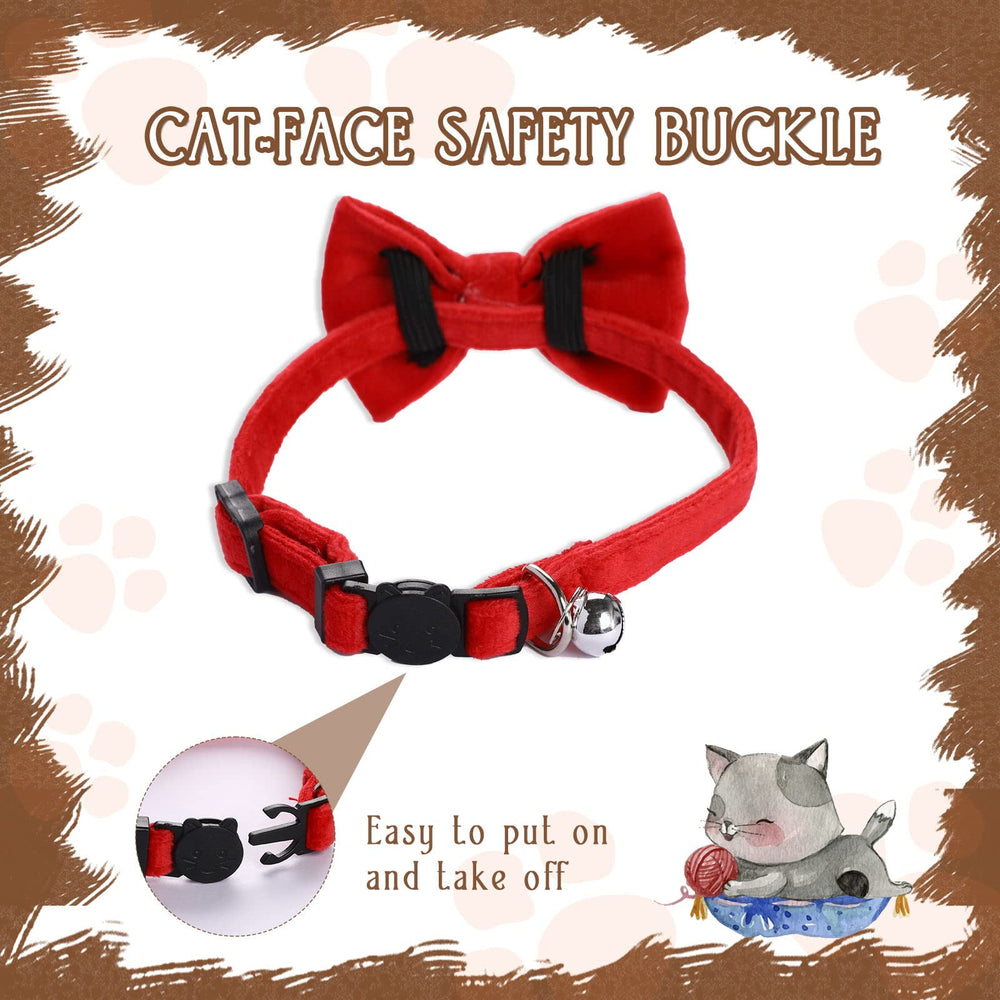 Sliverdew velvet bow collar on a pet during everyday use.