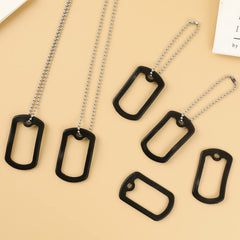 Sliverdew dog tag cover back view, smooth silicone for comfortable all-day wear.