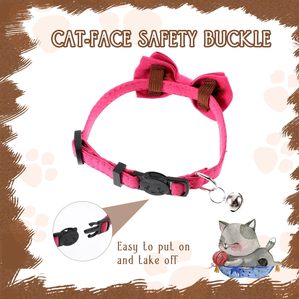 Sliverdew removable bowtie on collar for versatile looks