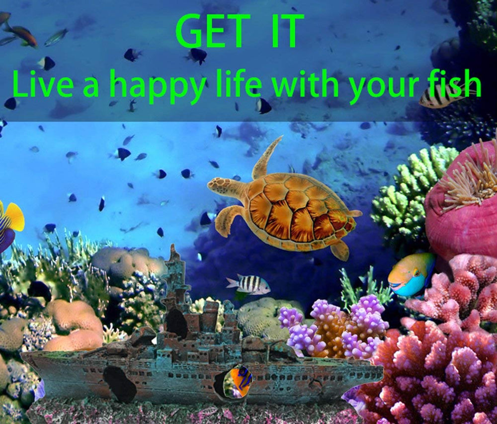 SLOCME shipwreck ornament suited for freshwater and saltwater tanks