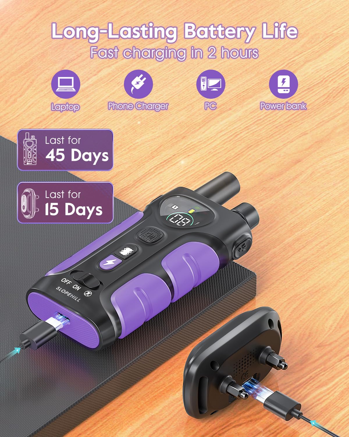 SLOPEHILL 4200ft range highlighting long-distance training potential