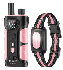 SLOPEHILL dog shock collar remote for precise training during outdoor sessions.
