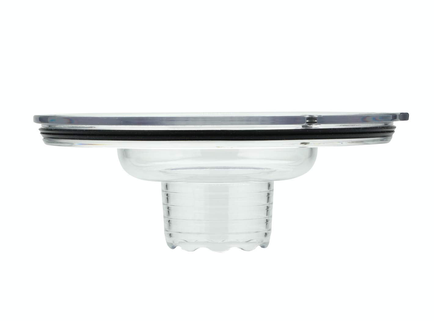 Slopper Stopper fingerValve and gasket enable controlled, dripless water flow.
