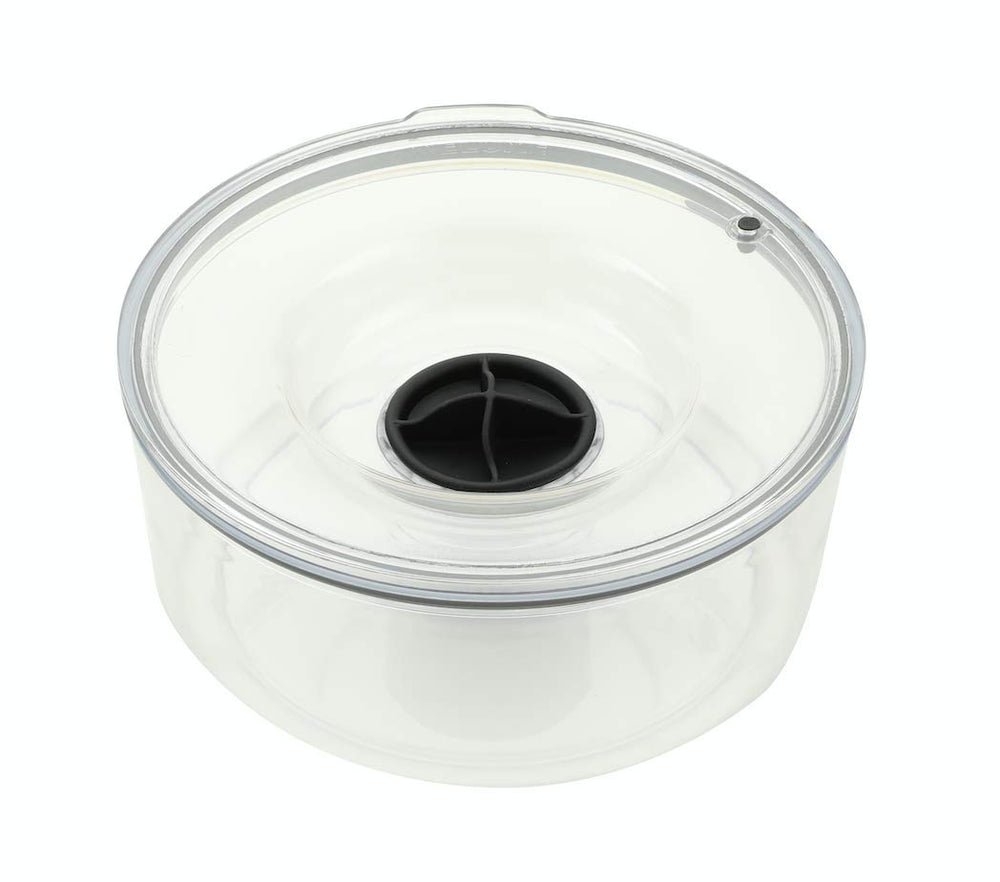 Slopper Stopper pressure plug helps seal during travel or storage.