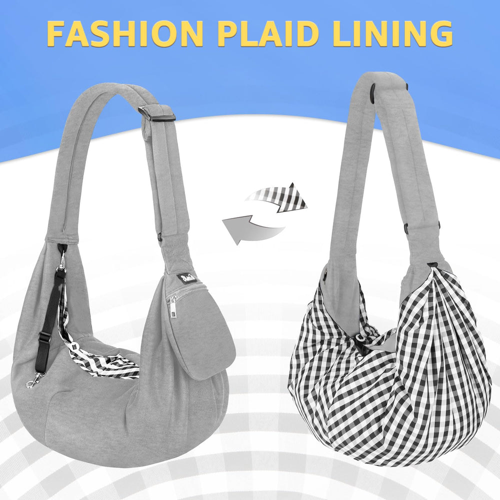 SlowTon dog cat sling machine washable for easy cleanup.