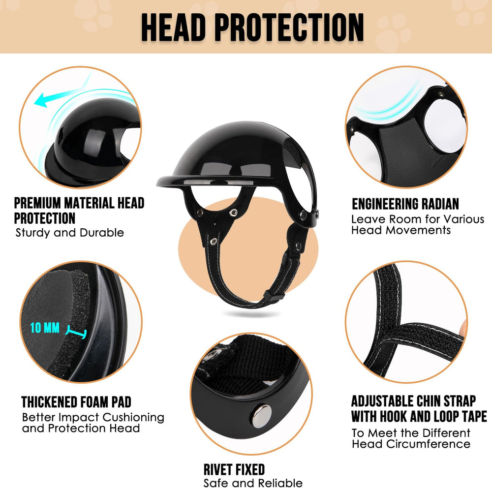 SlowTon dog goggles with durable lenses shield eyes during outdoor rides