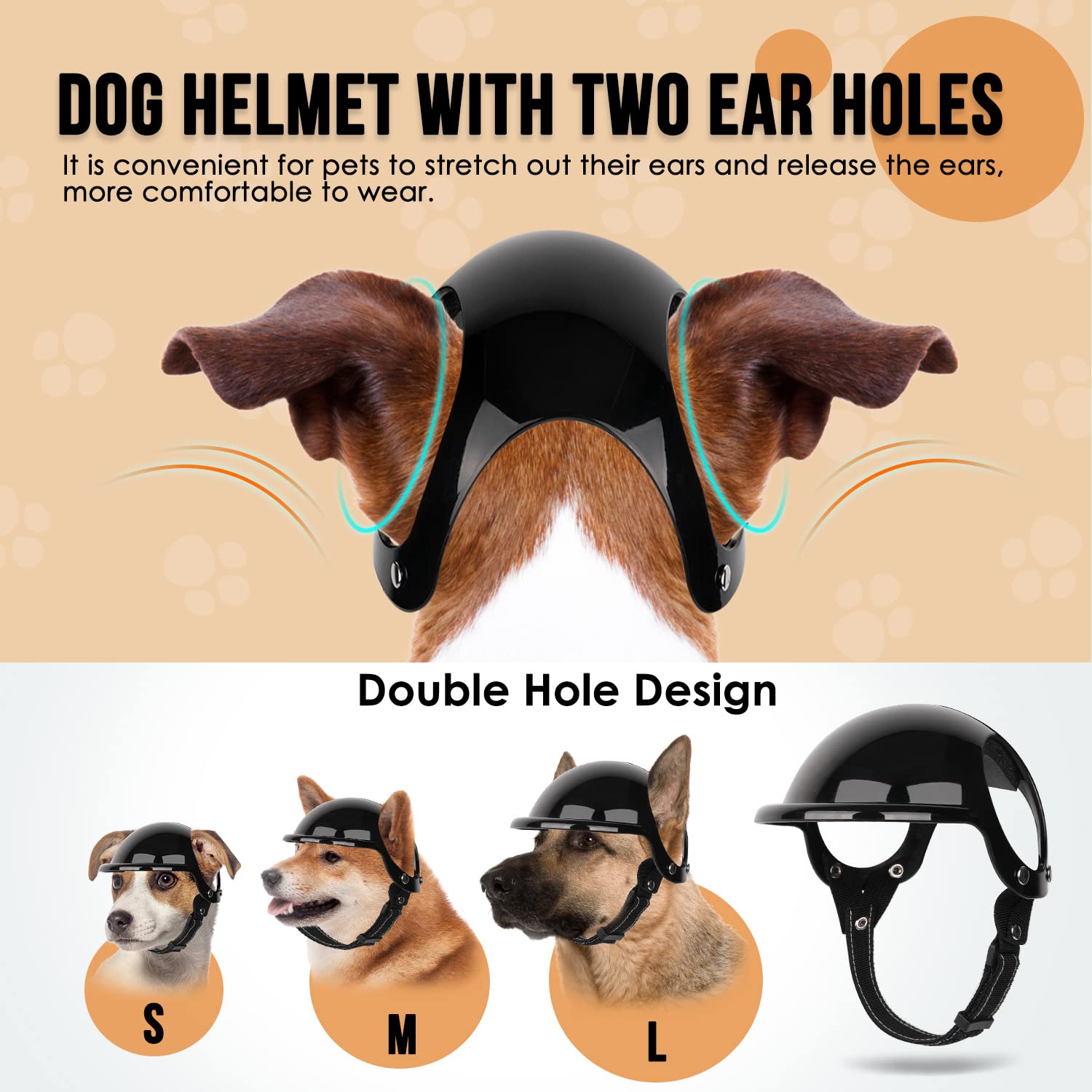 SlowTon helmet and goggles on-dog setup for stylish, protected city adventures