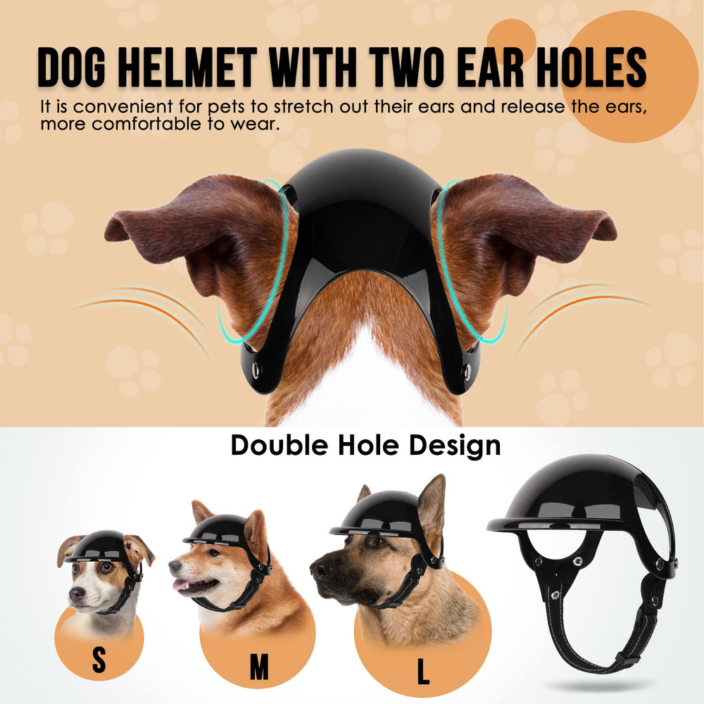 SlowTon helmet and goggles on-dog setup for stylish, protected city adventures