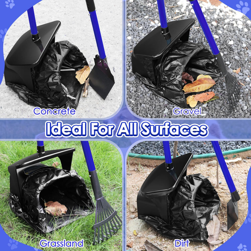 SlowTon swivel-bin design for smooth debris-free poop collection