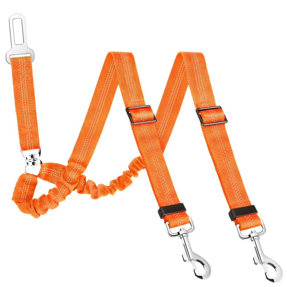 SlowTon dog seatbelt buckle clip ensures secure attachment and reduces driver distraction.
