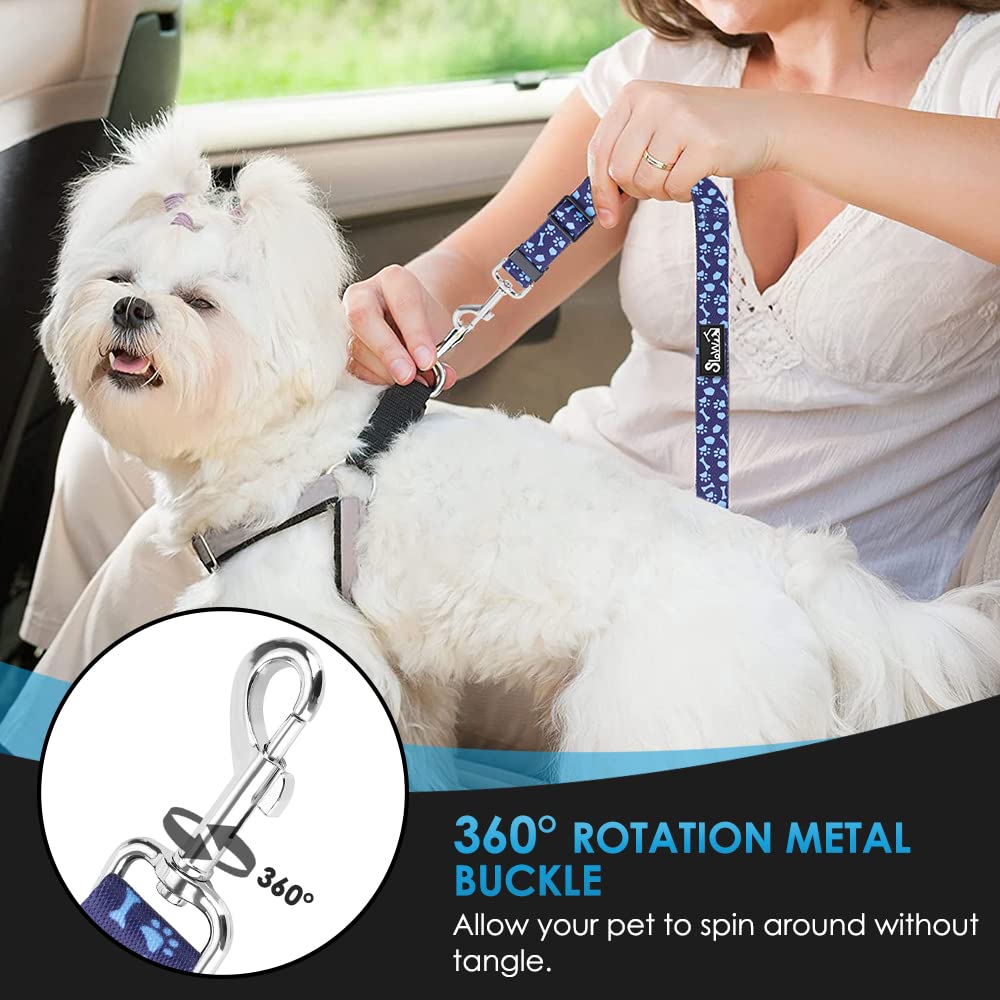 SlowTon dog seat belt elastic bungee closeup enhances ride comfort.