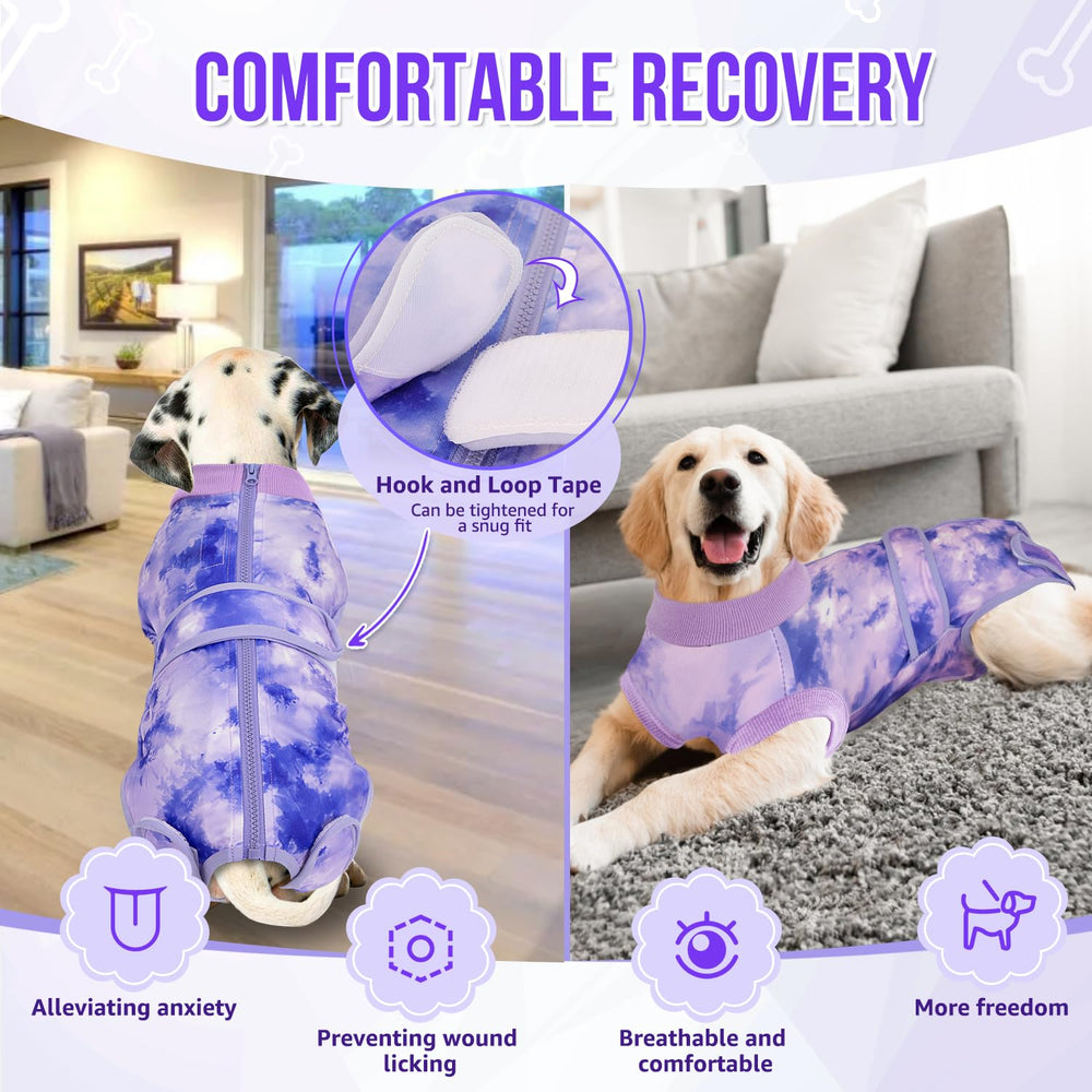 SlowTon multi-purpose dog onesie for post-surgery care and daily wear.