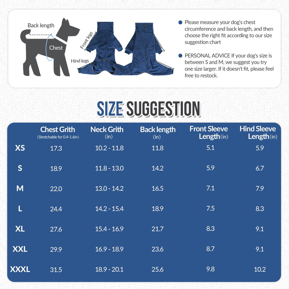 SlowTon dog winter coat elastic cuffs keep legs warm with freedom
