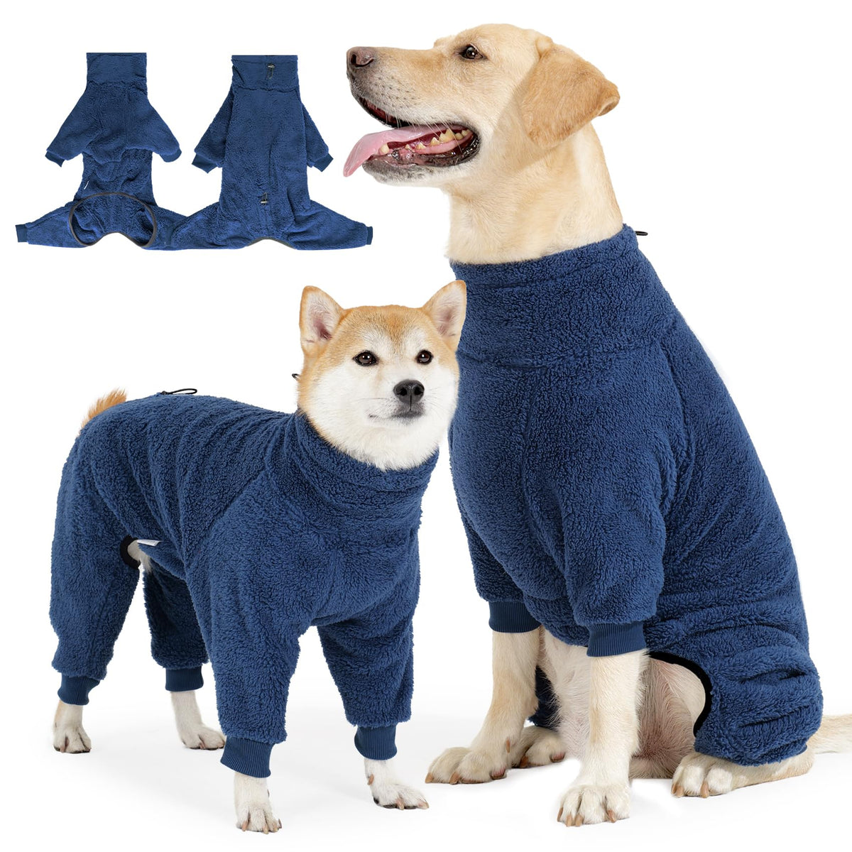 SlowTon dog winter coat pullover highlights plush fleece warmth for cold days