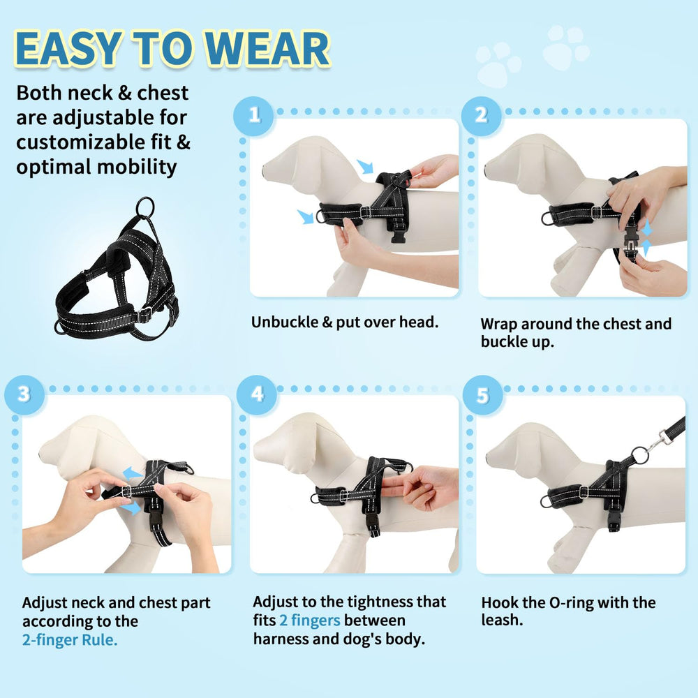 SlowTon adjustable leash length 3.3 to 4.9 ft for versatile use.