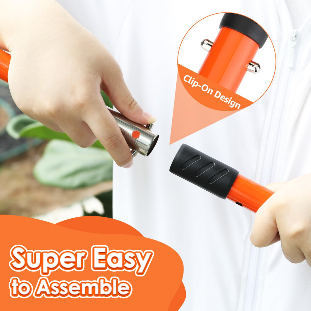 SlowTon ergonomic handles reduce strain during cleaning