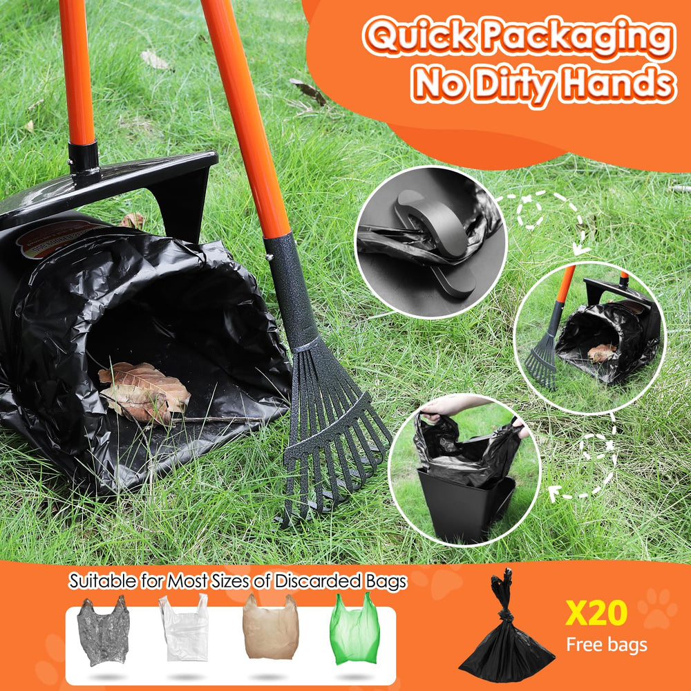 SlowTon poop bag attachment showing easy bag placement