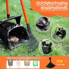 SlowTon poop bag attachment showing easy bag placement